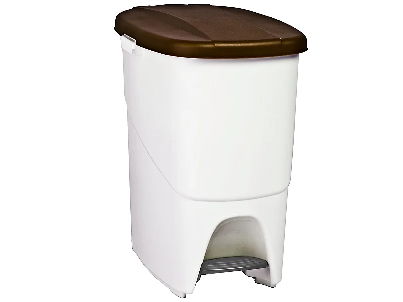 Pedalbine écologique 25 Litromarrón 393x270x420 mm
