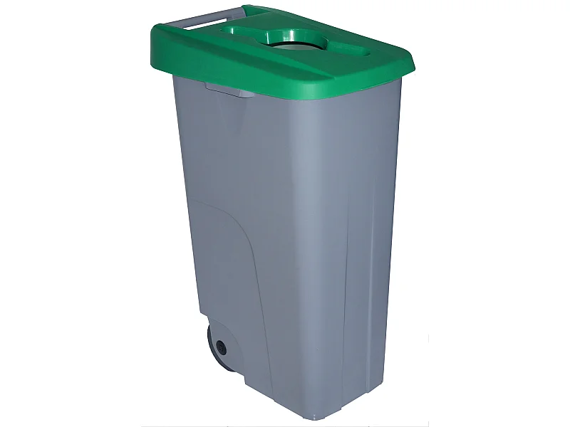 Recycler le cube à ordures 85 litres ouverts - Green 420x570x760 mm