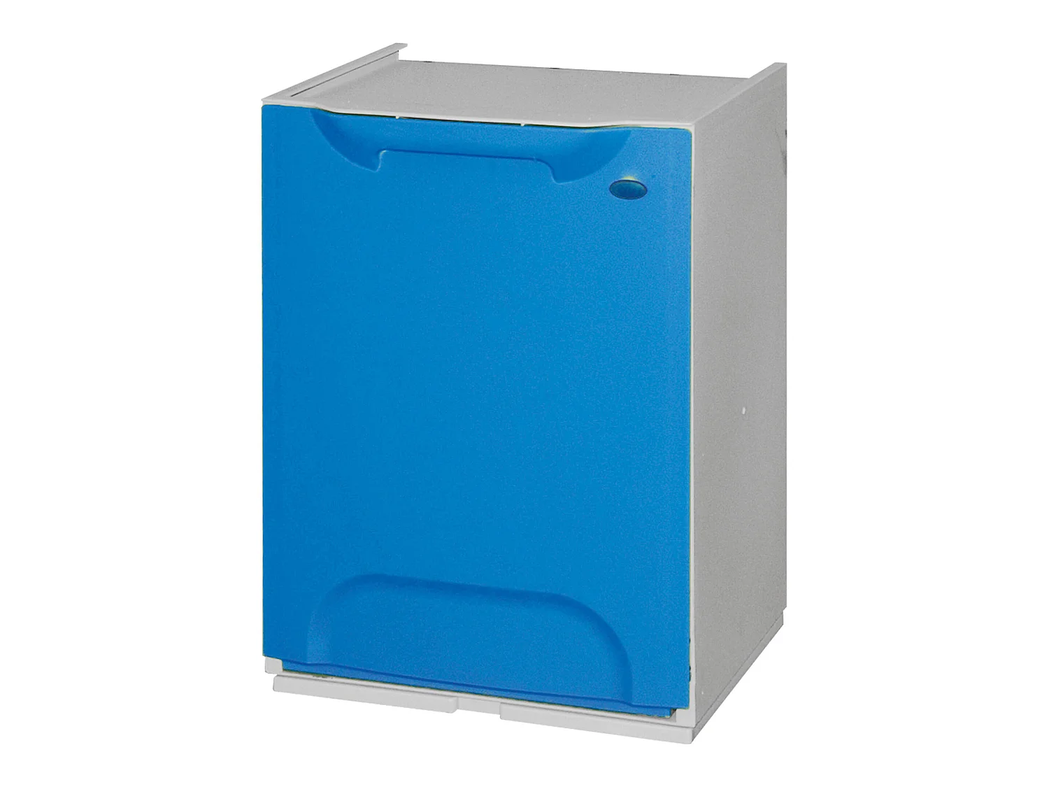 Papier de recyclage en polypropylène bleu, avec dépôt de 20 L à l'intérieur 47x34x29