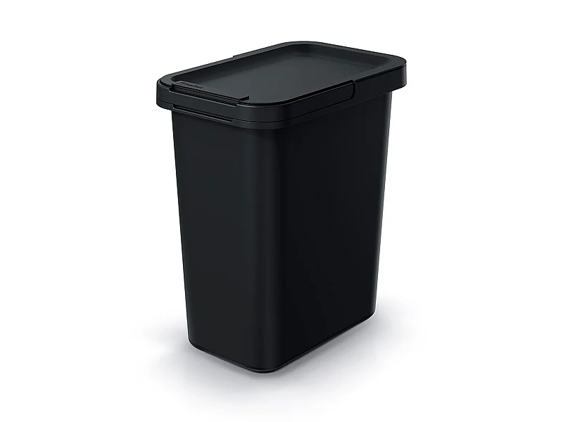 Système de recyclage 12L en noir Keden 29x19x35