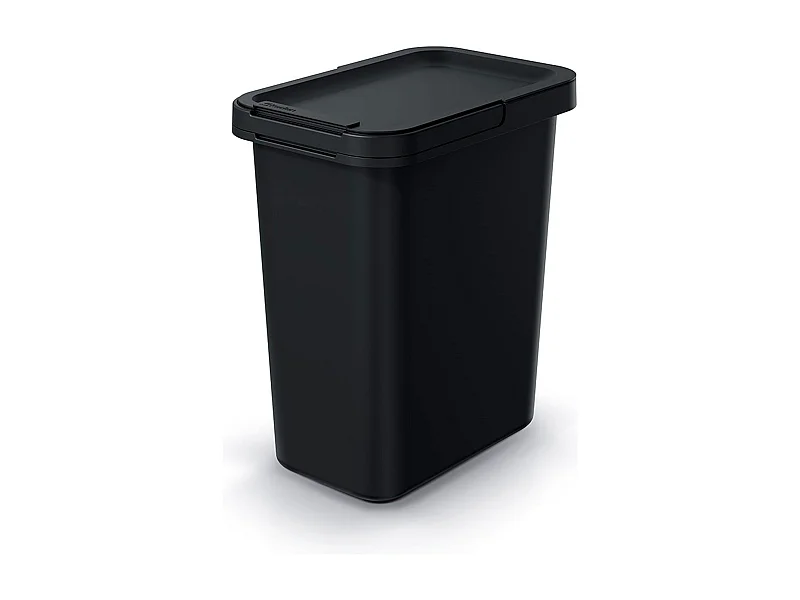 Système de recyclage 12L en noir Keden 29x19x35