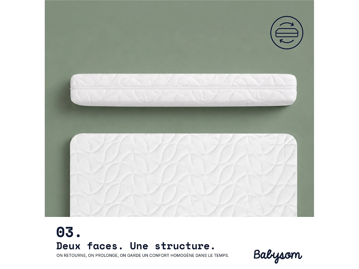 Matelas Enfant/Bébé Bamboo - 70x140x10 cm | Ultra Doux | Sans Traitement Chimique | Déhoussable