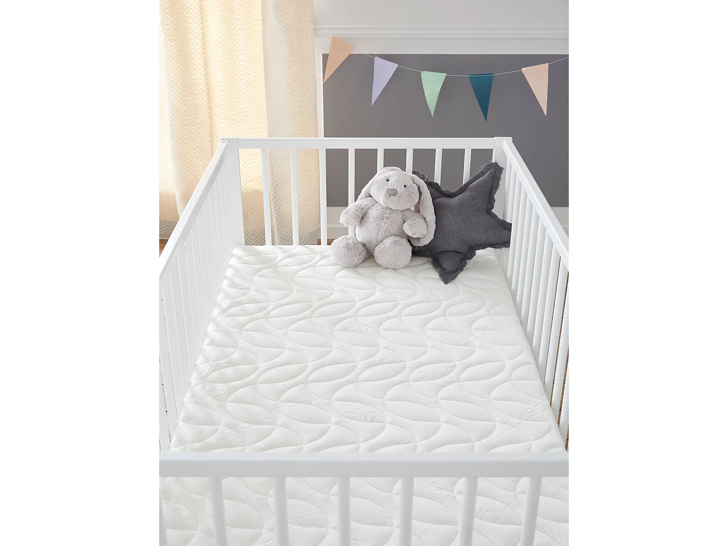 Matelas Enfant/Bébé Bamboo - 70x140x14 cm | Ultra Doux | Sans Traitement Chimique | Déhoussable