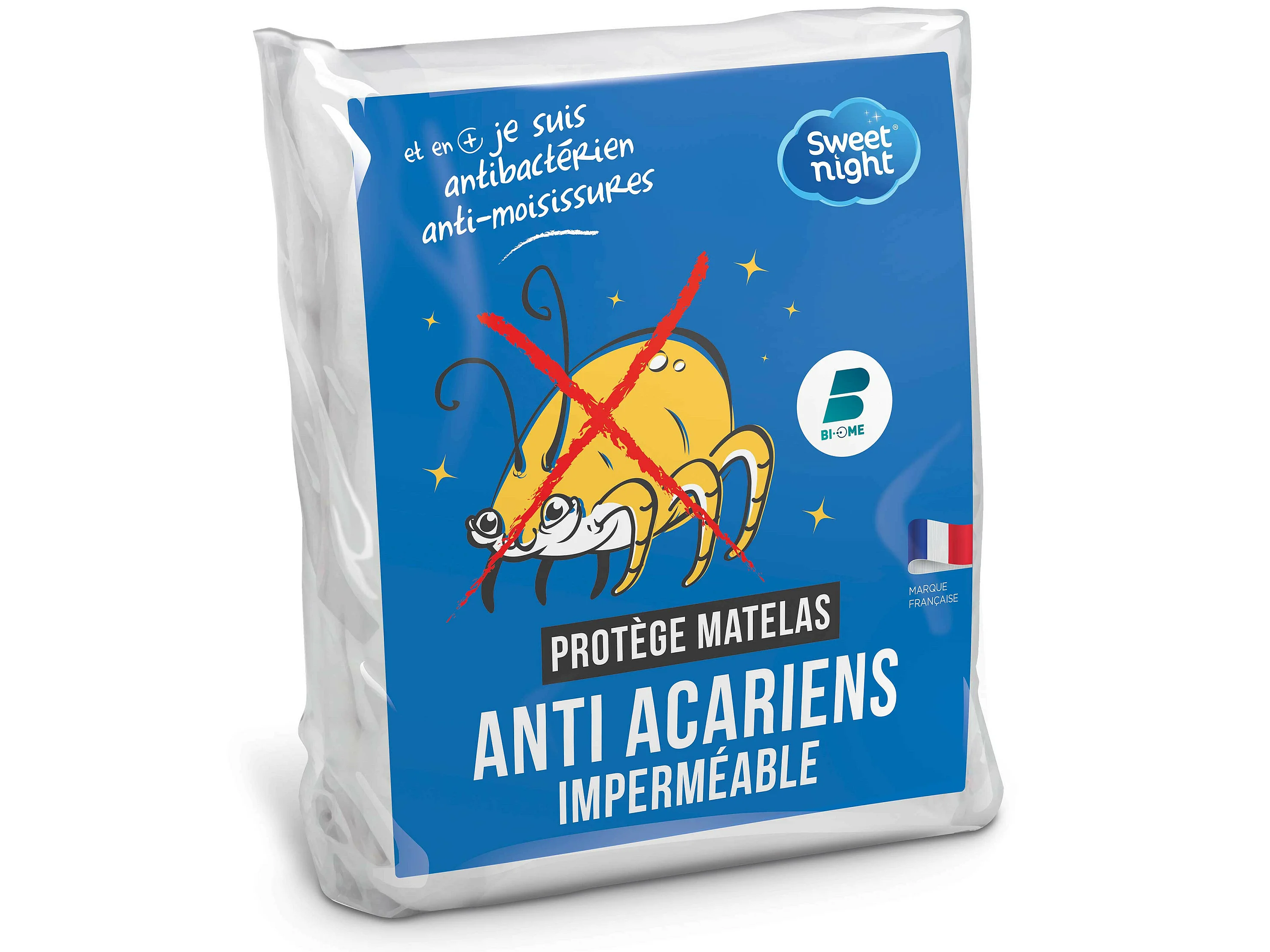 Protège matelas 90x200 cm | Alèse Imperméable et Anti Acariens |100% coton | Silencieux et Respirant