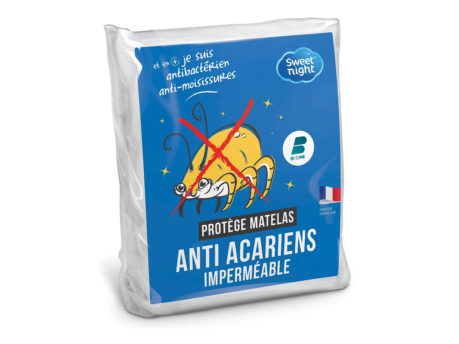 Protège matelas 90x190 cm | Alèse Imperméable et Anti Acariens |100% coton | Silencieux et Respirant