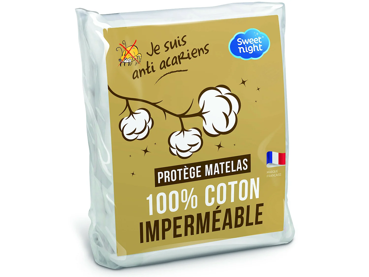 Protège matelas 140x200 cm |100% coton | Alèse Imperméable et Anti Acariens| Silencieux et Respirant