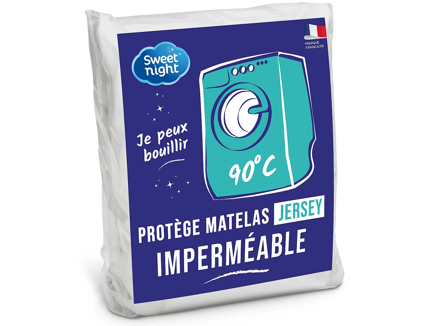 Protège matelas 140x190 cm | Alèse Imperméable et Micro Respirante |Silencieux | Lavable à 90°C