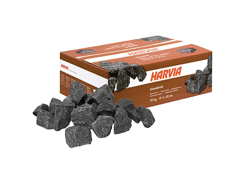 Pierres de lave Ø 5-10 cm pour poêle de sauna traditionnel - Harvia