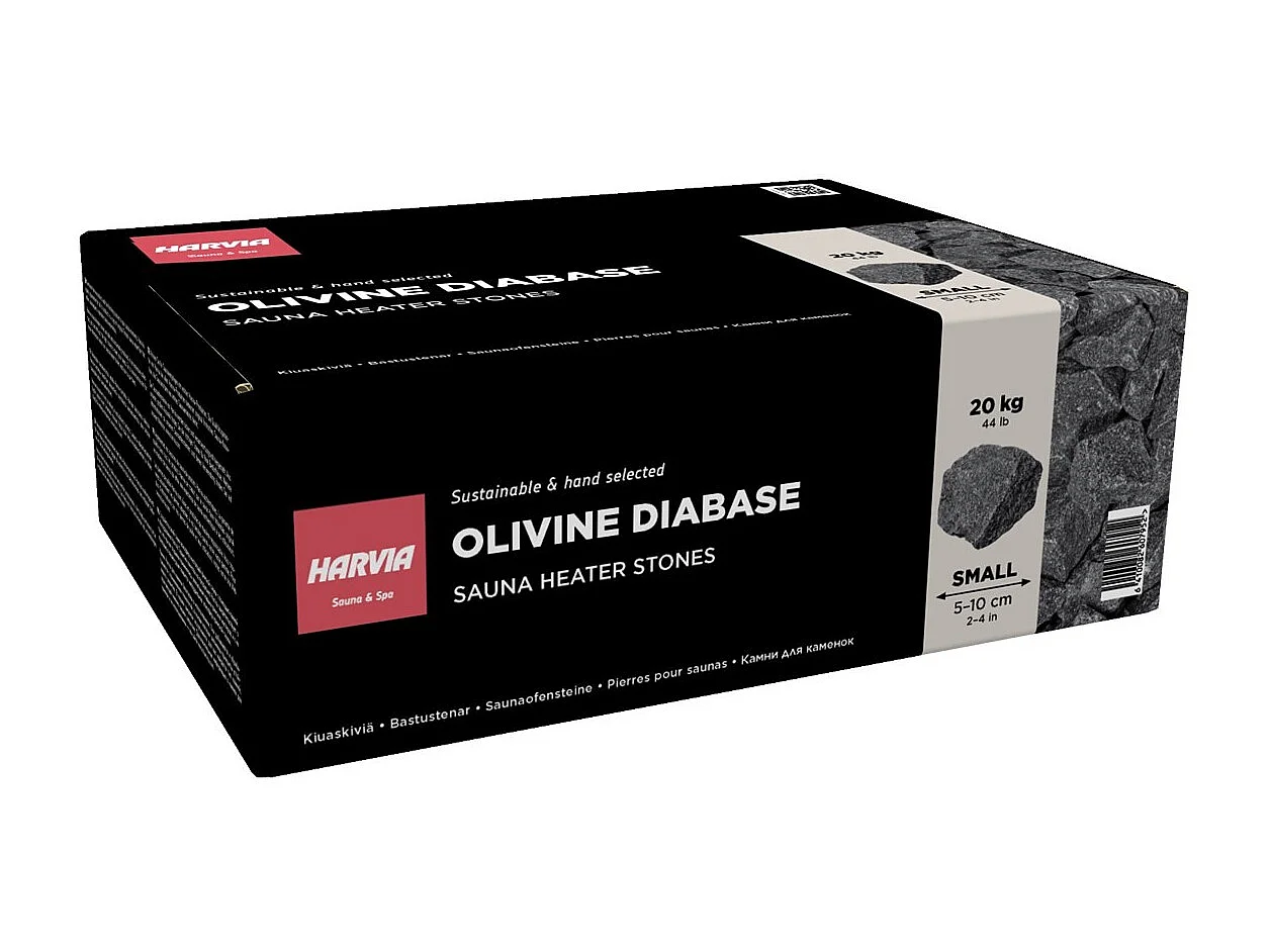 Pierres de lave Ø 5-10 cm pour poêle de sauna traditionnel - Harvia