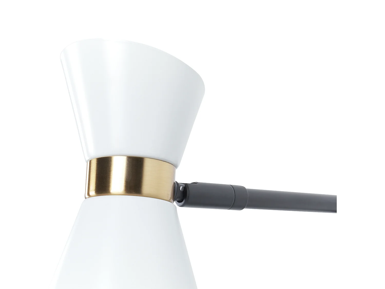 Wandlampe MELAWI verstellbar Metall Weiss