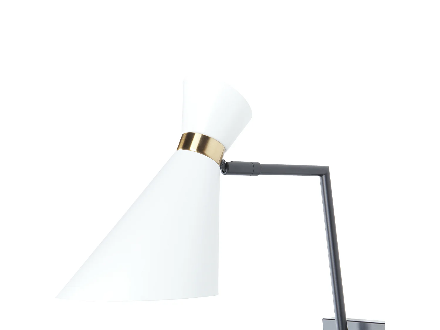 Wandlampe MELAWI verstellbar Metall Weiss