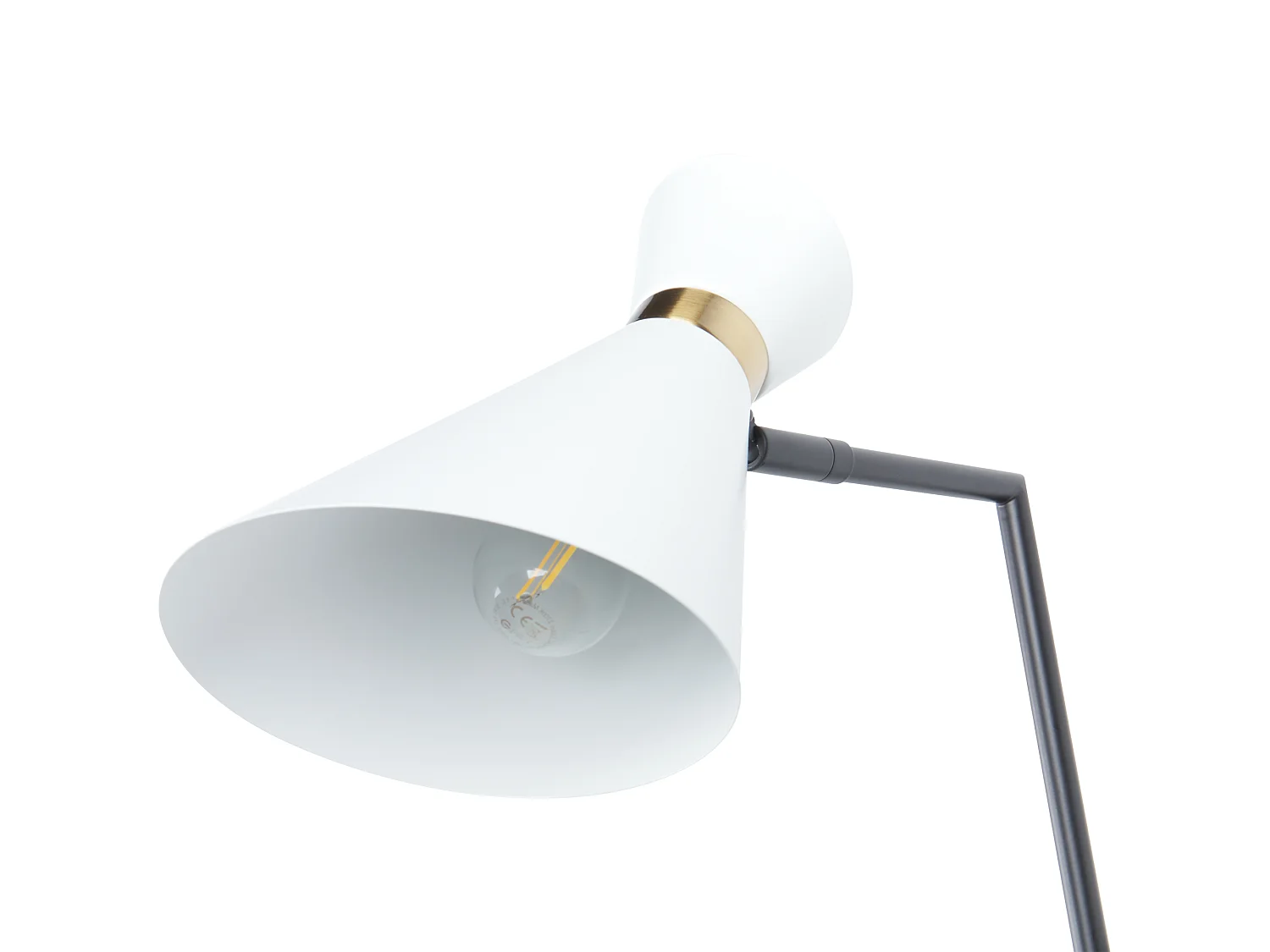 Wandlampe MELAWI verstellbar Metall Weiss