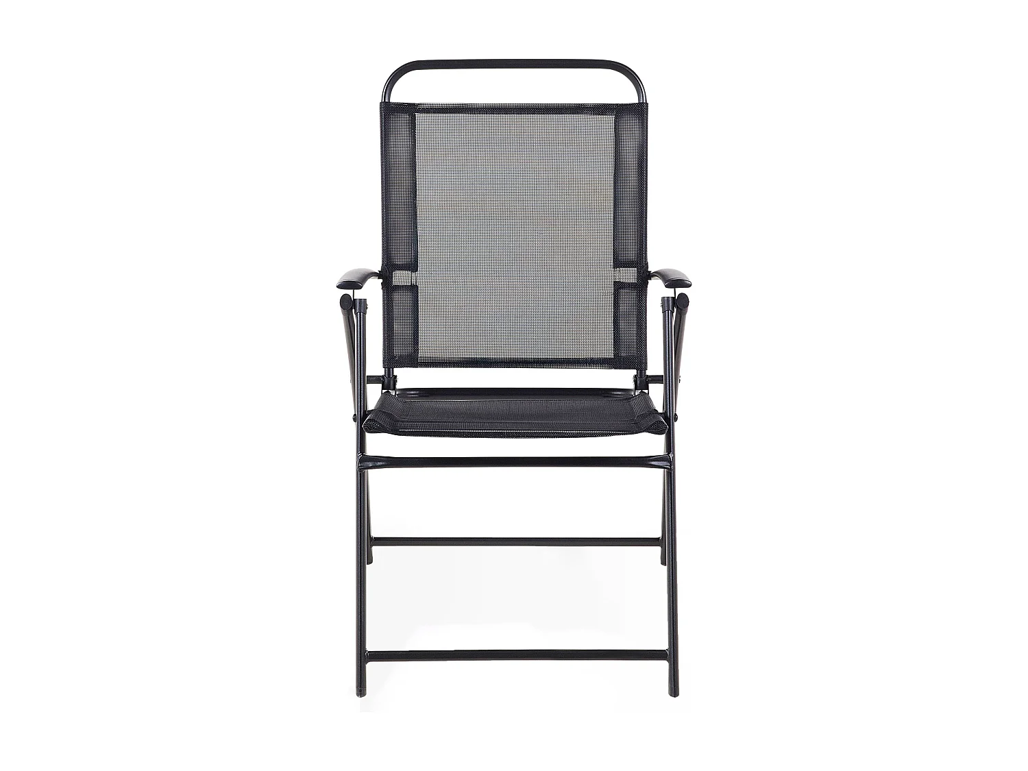 Zestaw ogrodowy dla 6 osób LIVO Metal Czarny