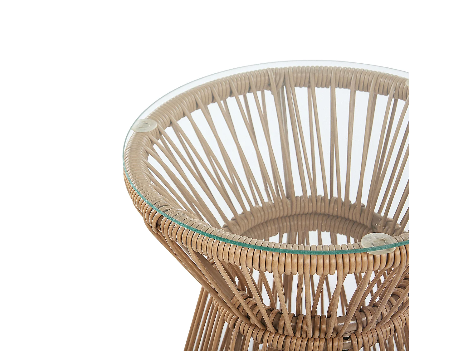 Ensemble bistrot avec coussins TRESTINA Marron clair