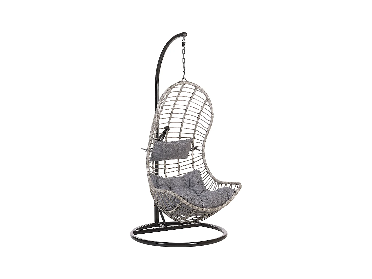 Fauteuil suspendu avec support PINETO Gris