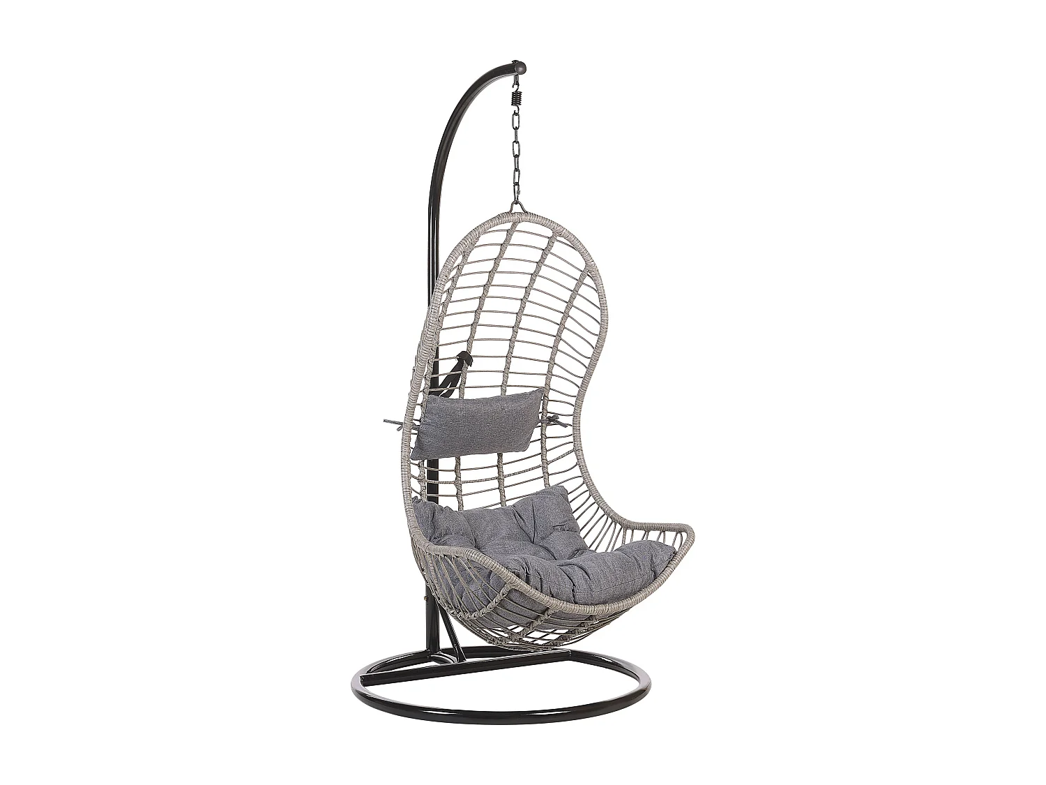 Fauteuil suspendu avec support PINETO Gris