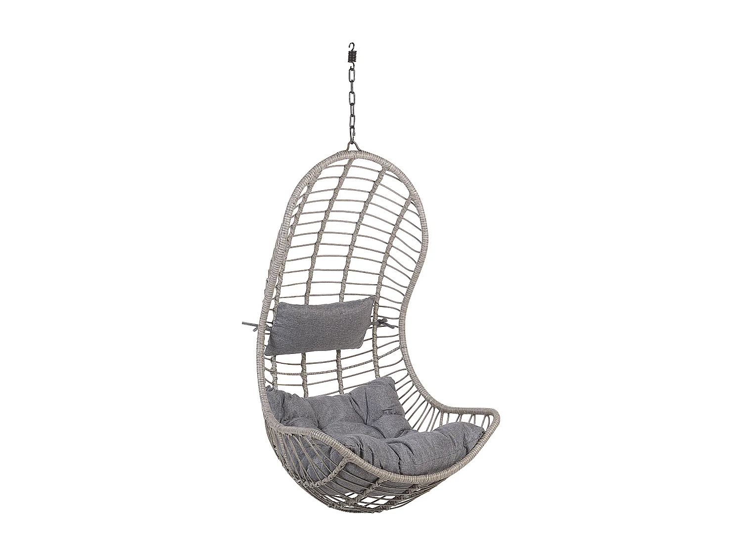 Fauteuil suspendu avec support PINETO Gris