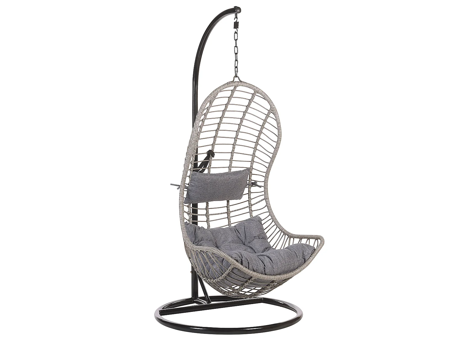 Fauteuil suspendu avec support PINETO Gris