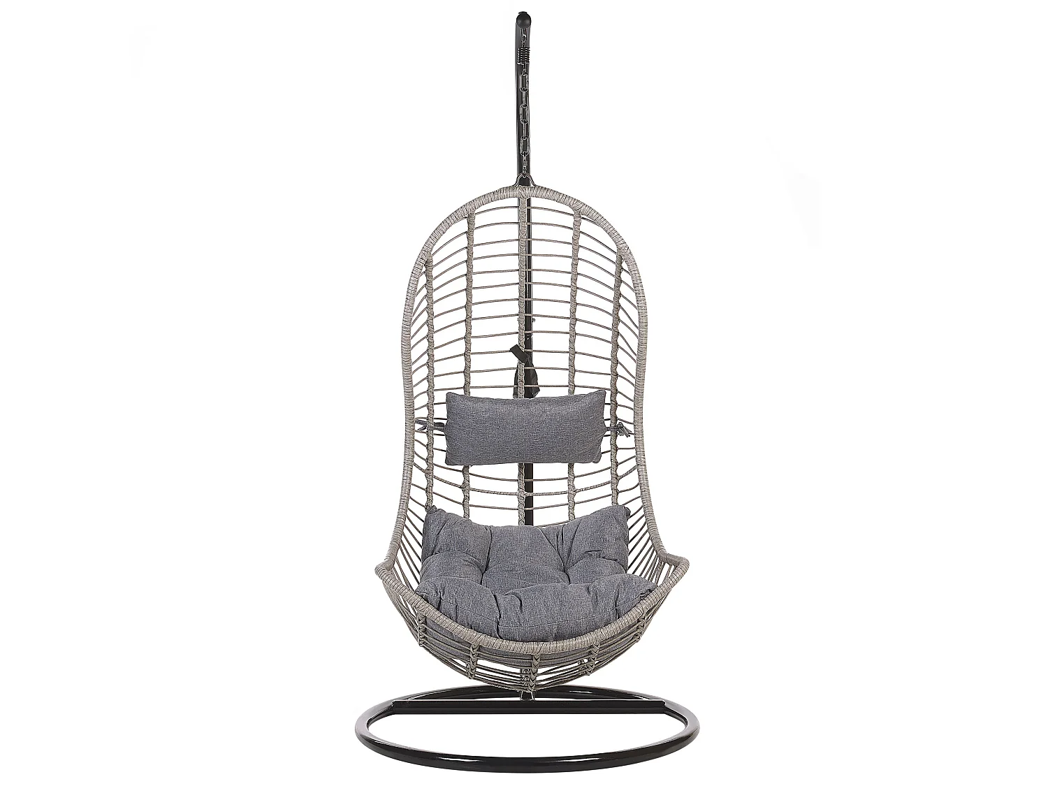 Fauteuil suspendu avec support PINETO Gris