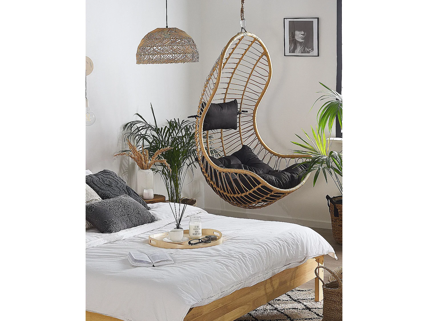 Fauteuil suspendu PINETO Naturel