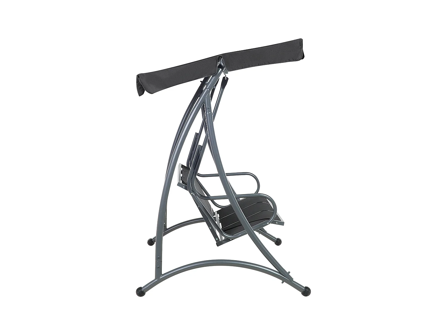 Hollywoodschaukel BOGART Metall Schwarz