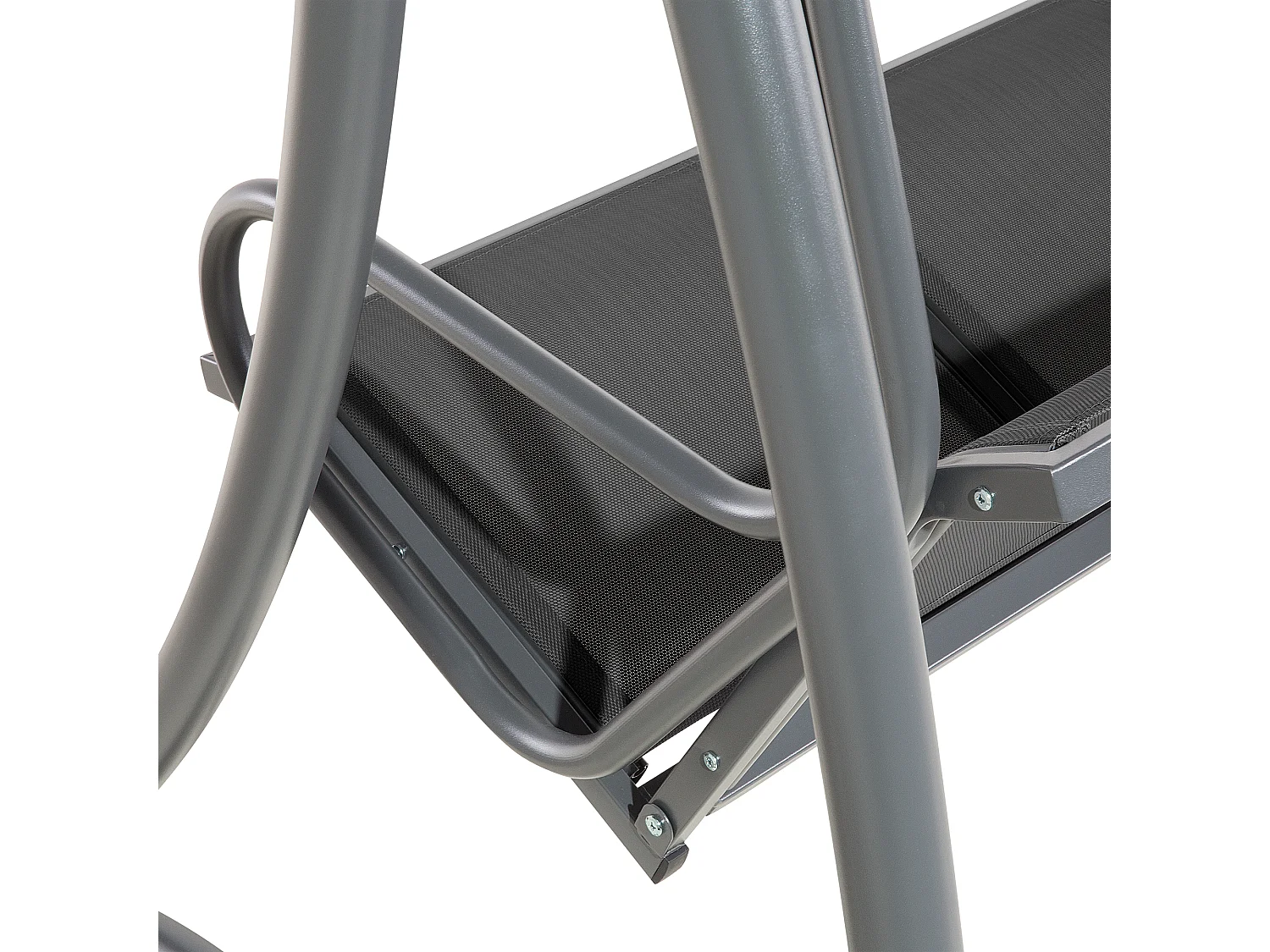 Hollywoodschaukel BOGART Metall Schwarz