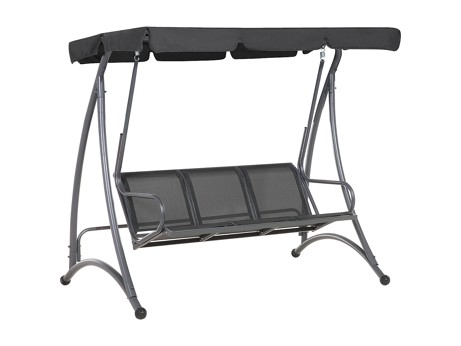 Hollywoodschaukel BOGART Metall Schwarz