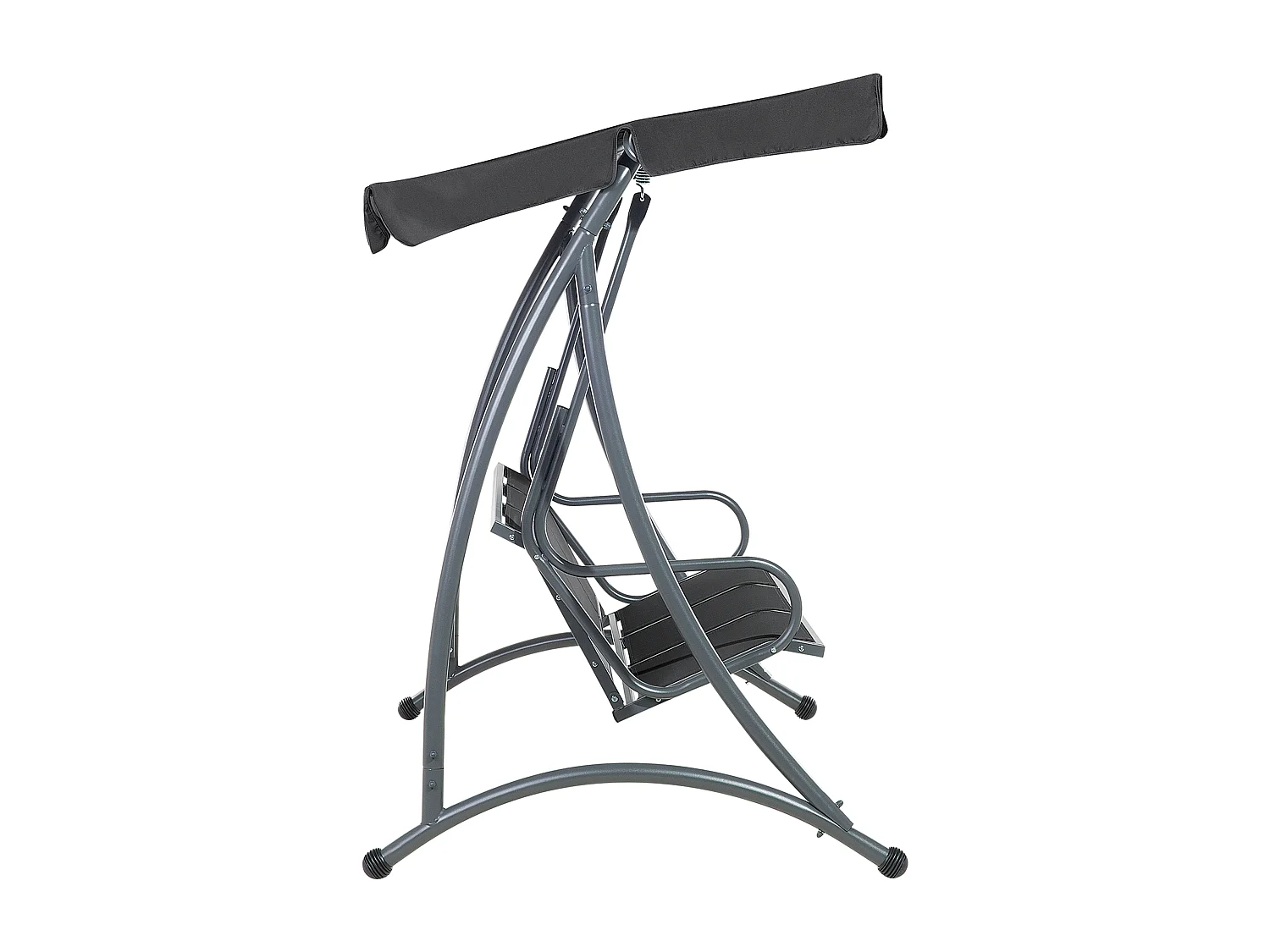 Hollywoodschaukel BOGART Metall Schwarz