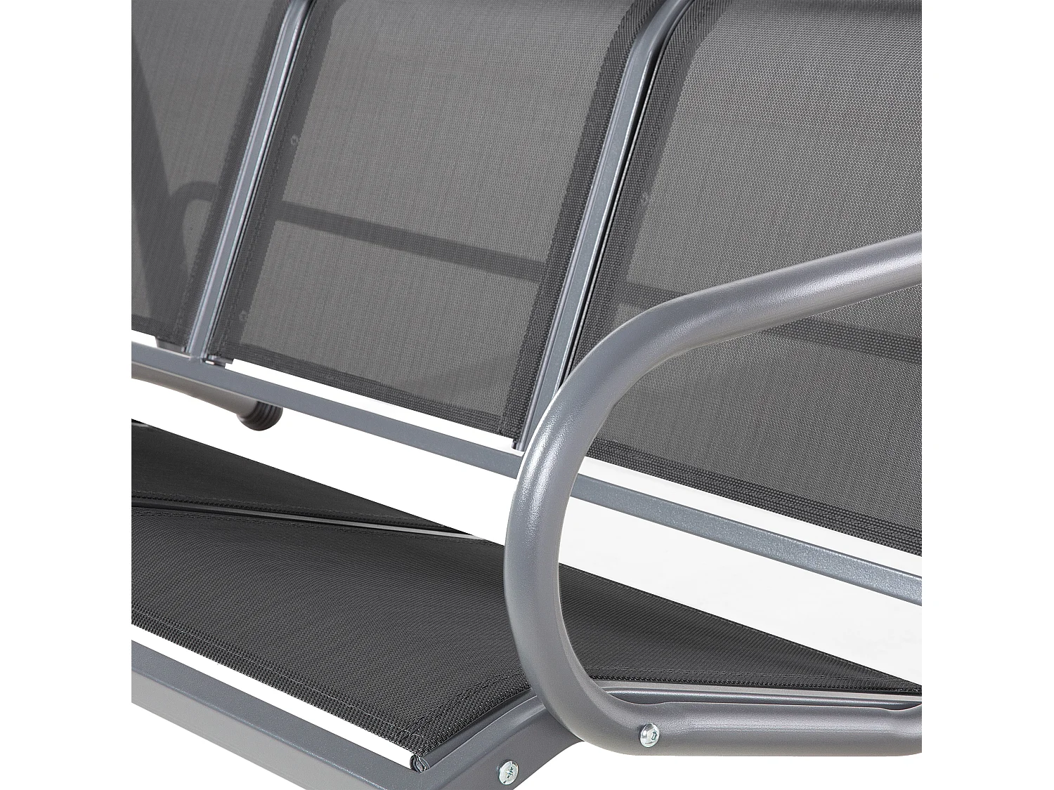 Patio Swing BOGART Metal Black