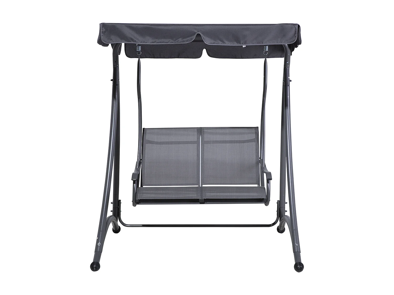 Balancelle de jardin TESERO Métal Gris