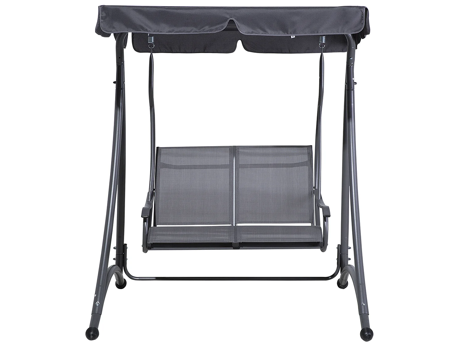 Balancelle de jardin TESERO Métal Gris