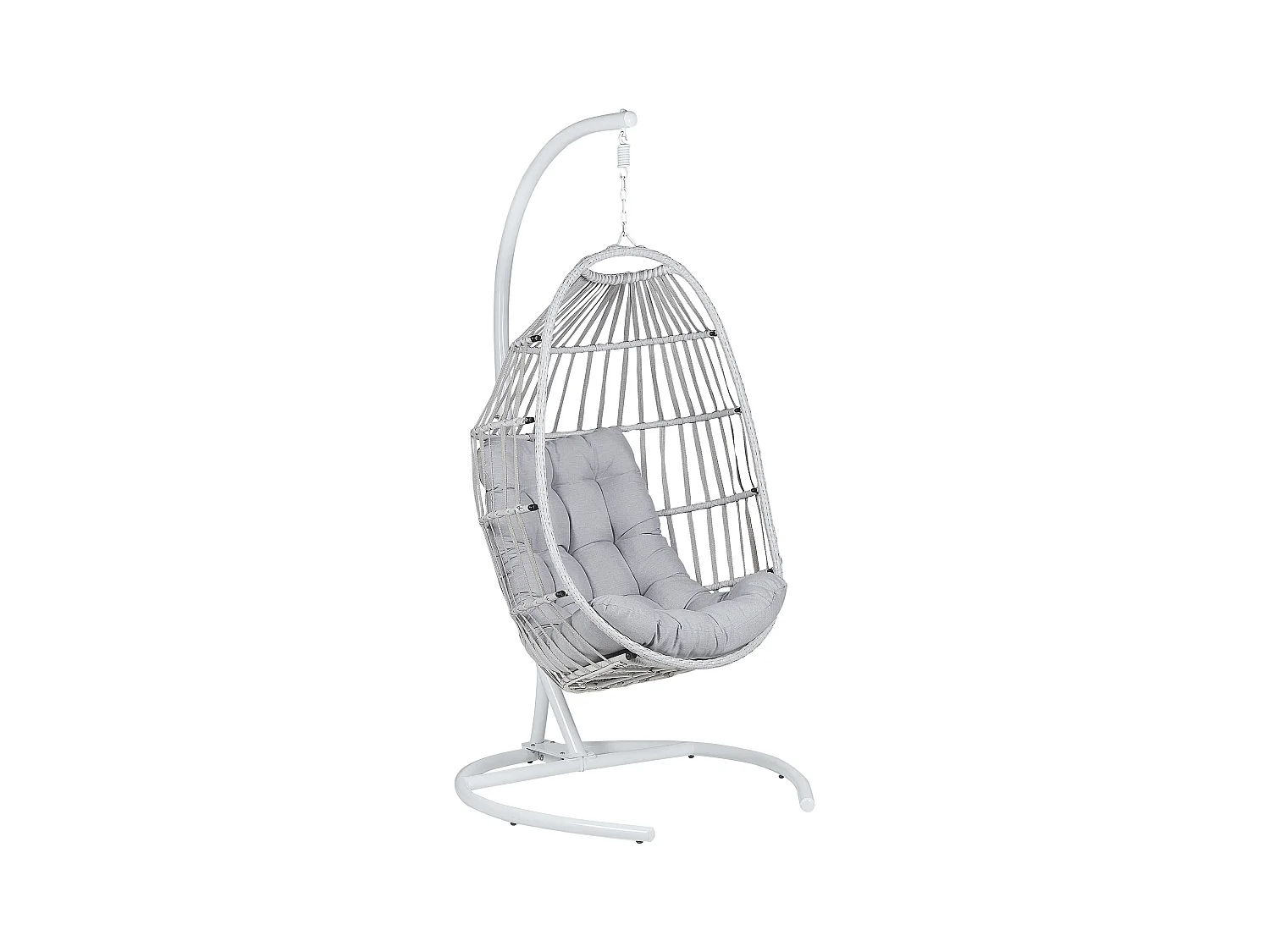 Fauteuil suspendu avec support SESIA Gris clair