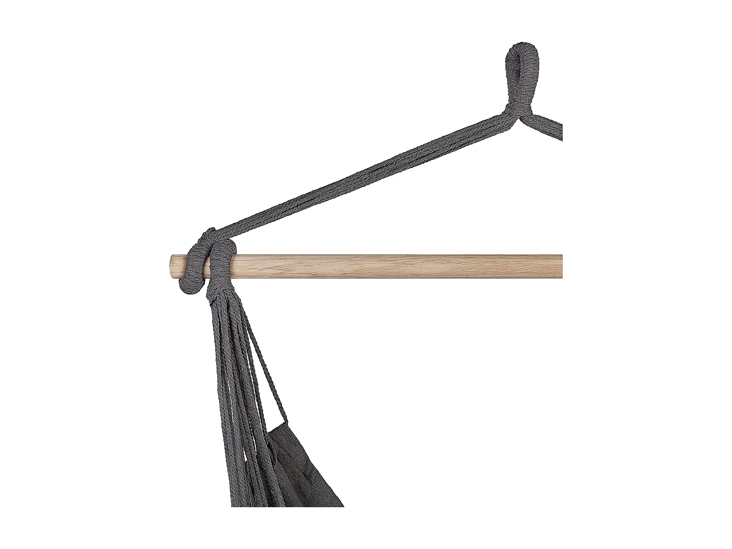 Sedia sospesa da fissare al soffitto BONEA Cotone Grigio