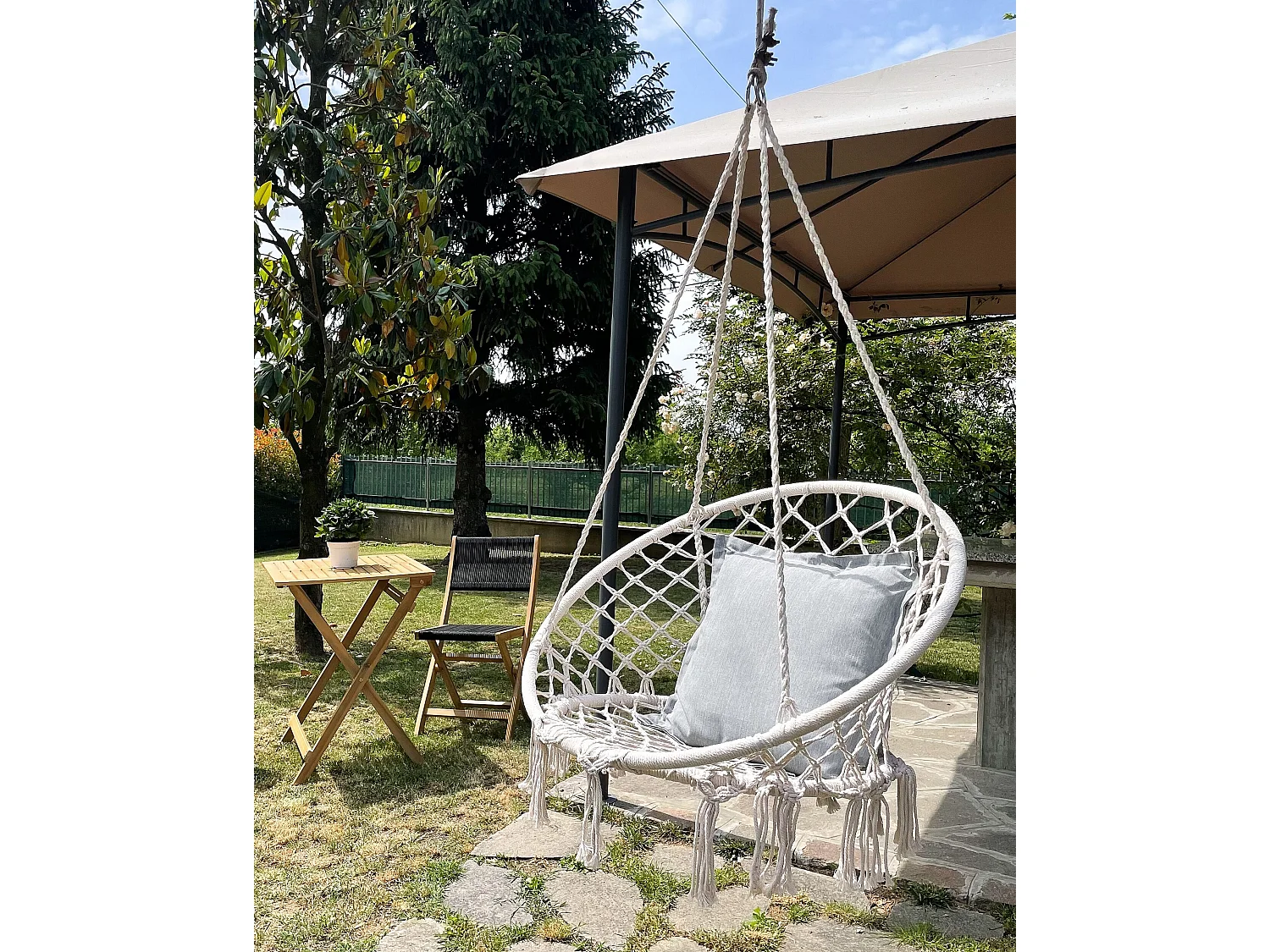 Fauteuil suspendu GABELLA Coton Blanc