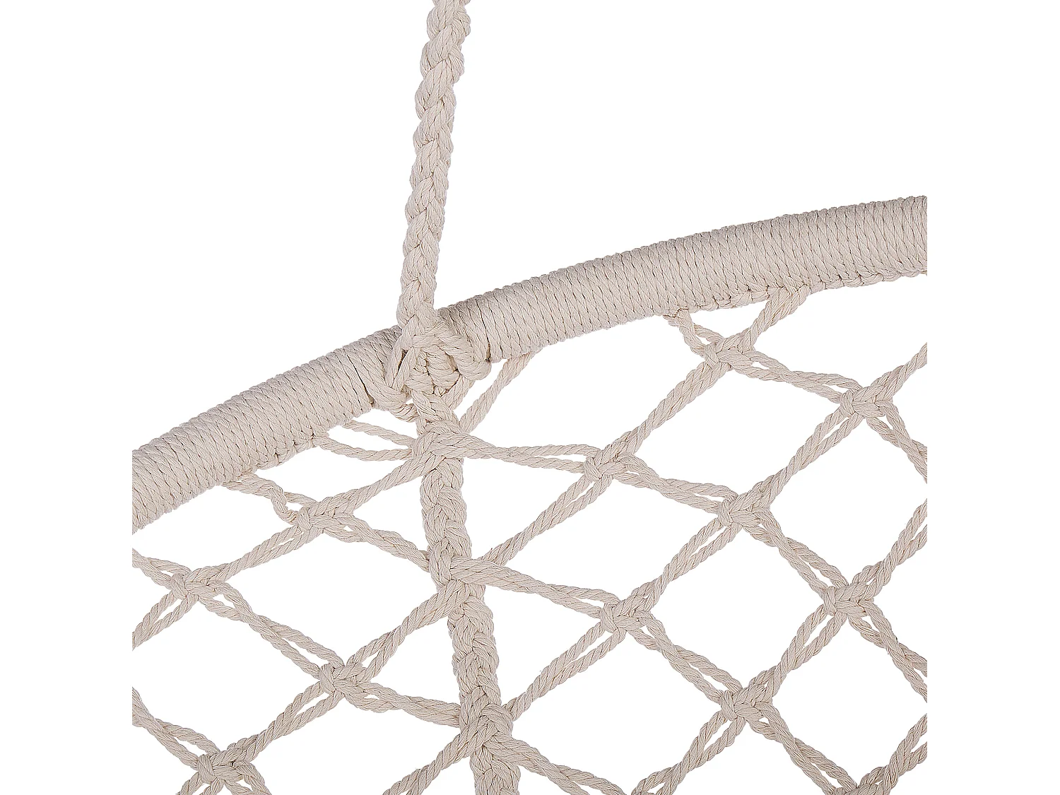 Hängesessel weiß Boho-Stil Baumwolle / Polyester Gabella