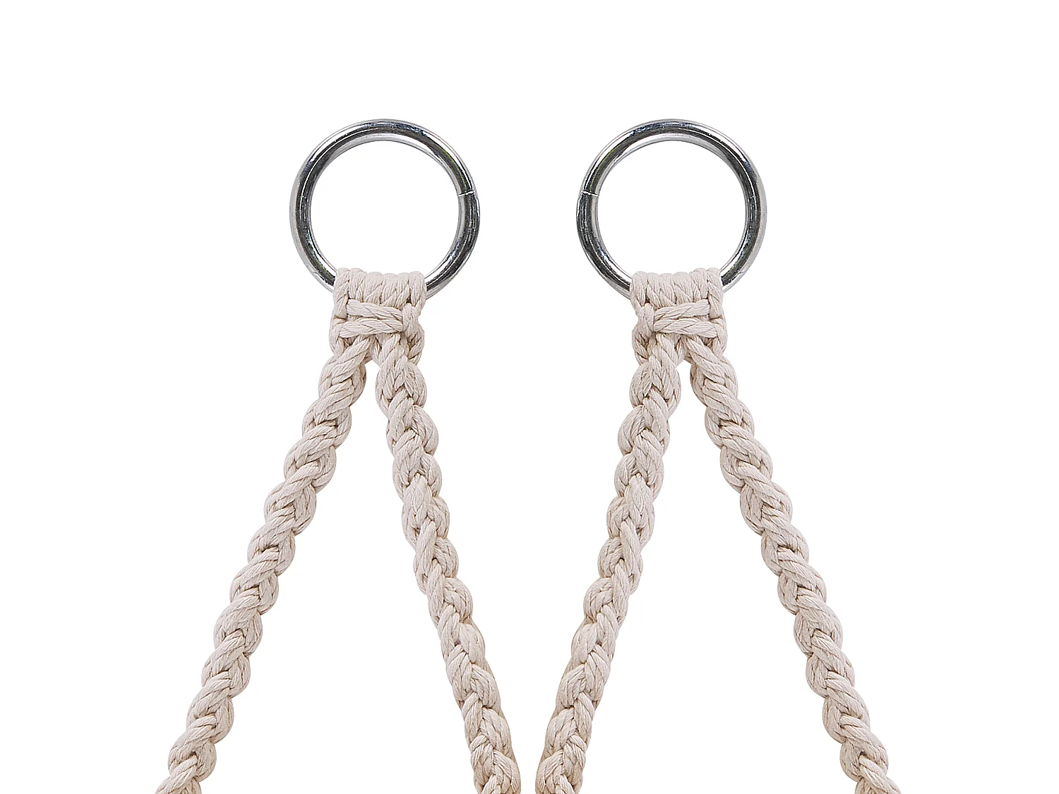 Hängesessel weiß Boho-Stil Baumwolle / Polyester Gabella