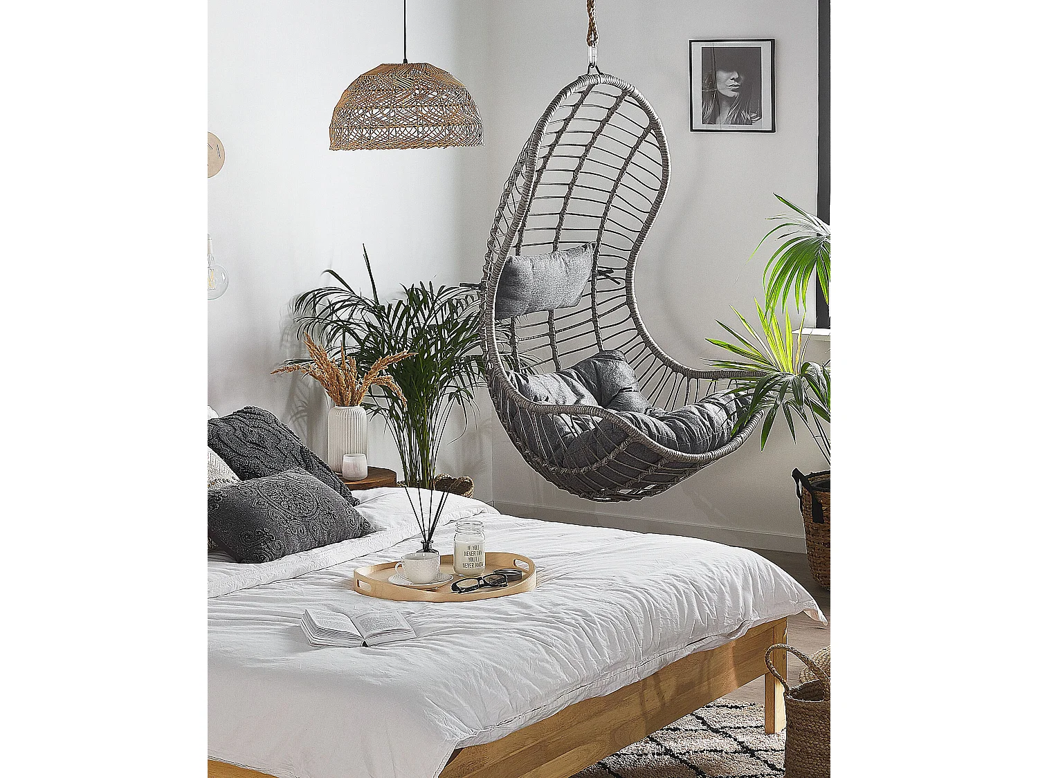 Fauteuil suspendu PINETO Gris