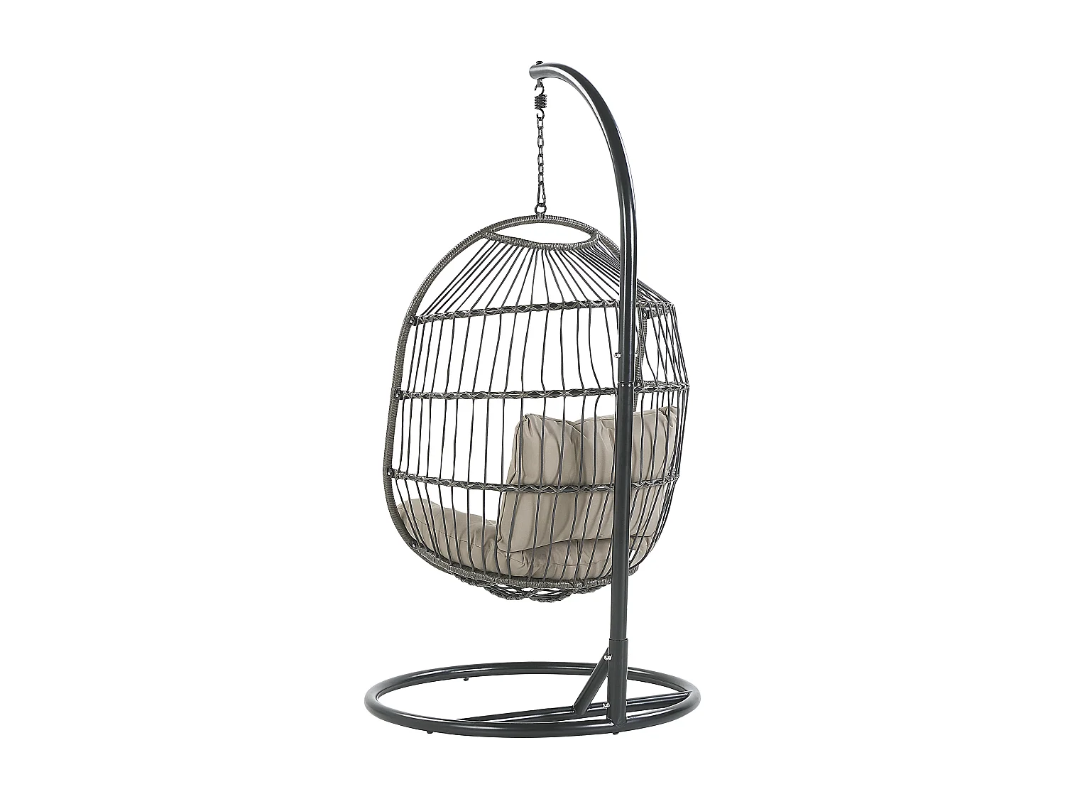 Hangstoel met standaard ALBA Zwart