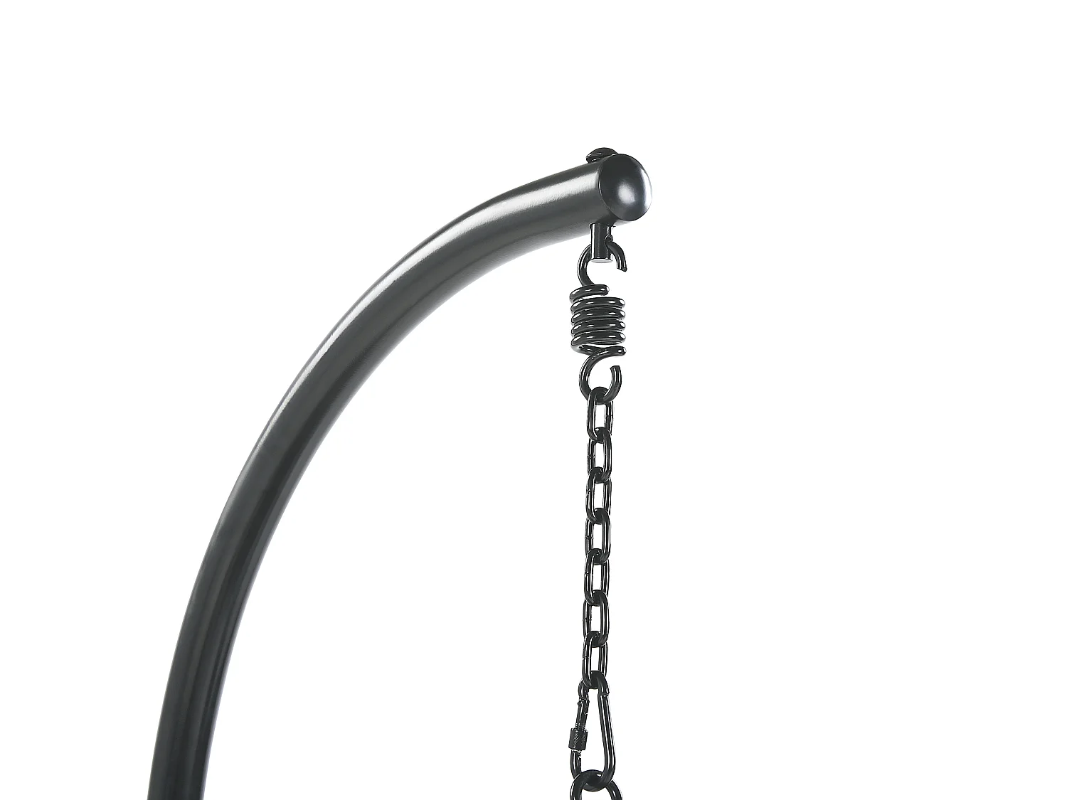 Fauteuil suspendu avec support ALBA Noir