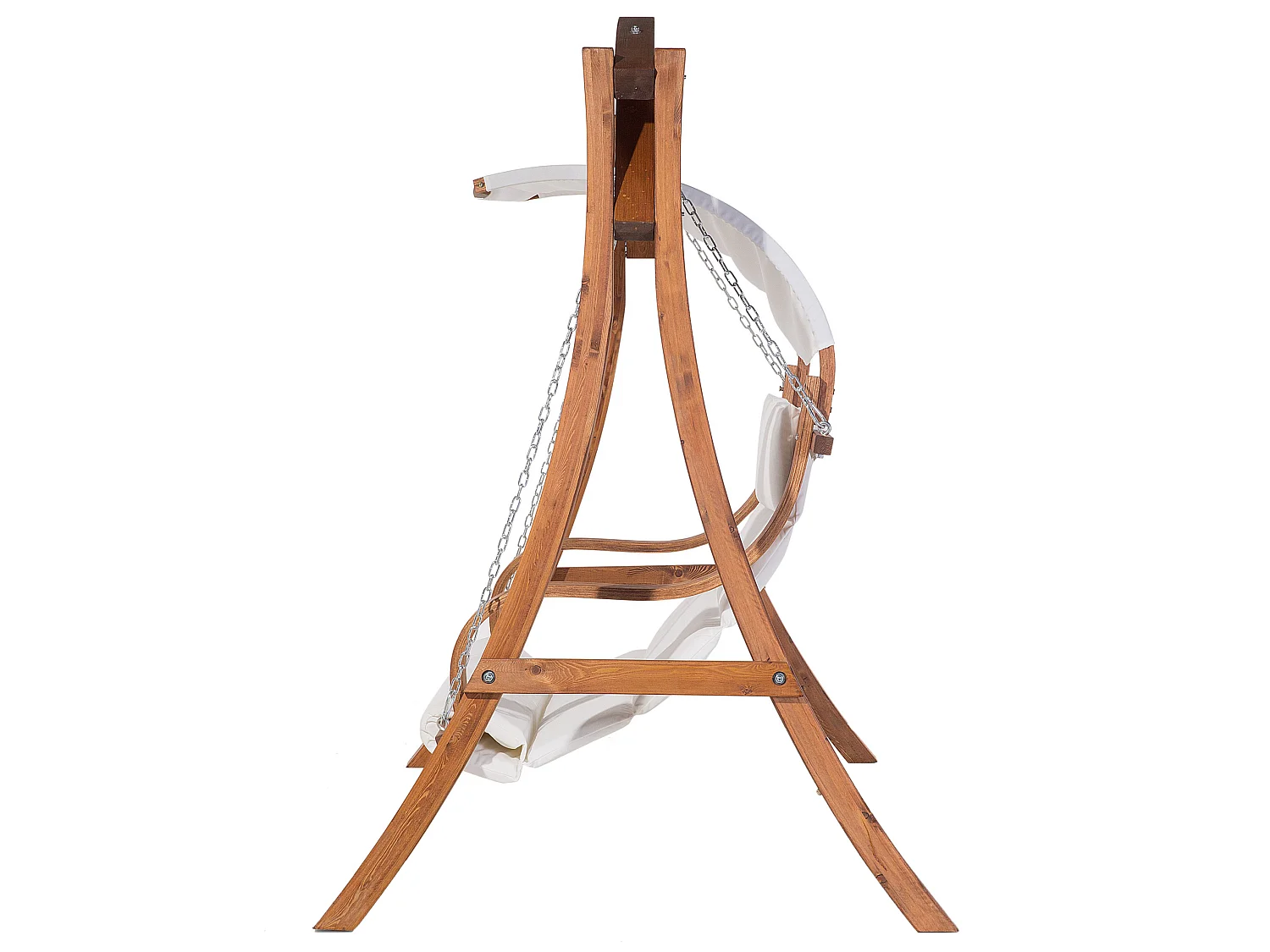 Balancelle de jardin APRILIA Bois Marron