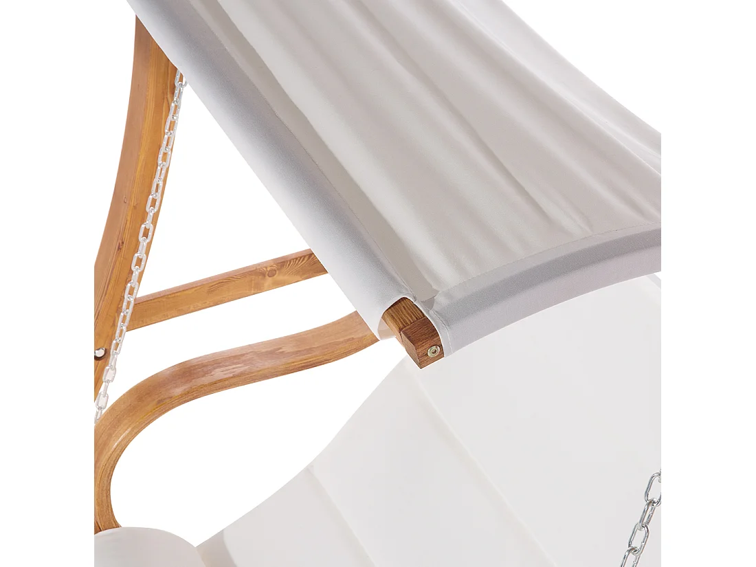 Balancelle de jardin APRILIA Bois Marron