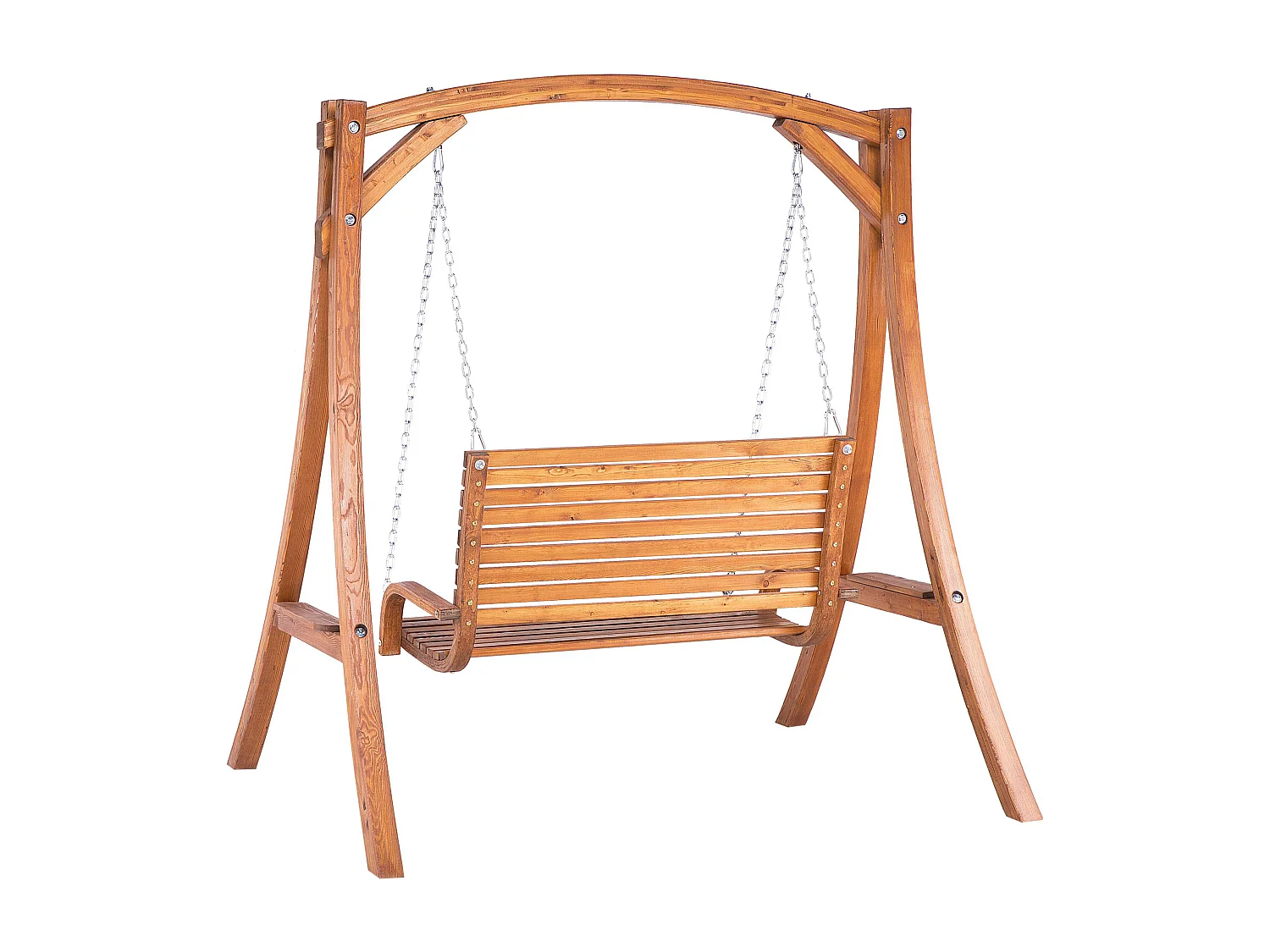 Balancelle de jardin NOVARA Marron