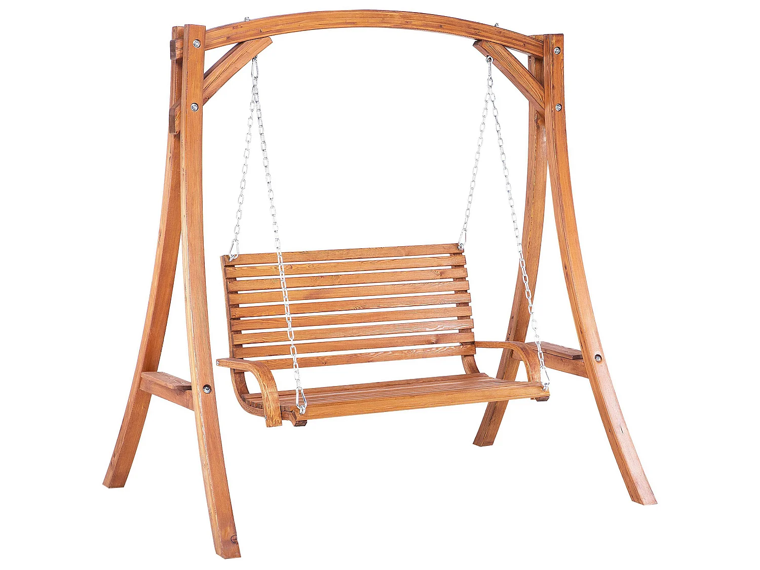 Balancelle de jardin NOVARA Bois Marron