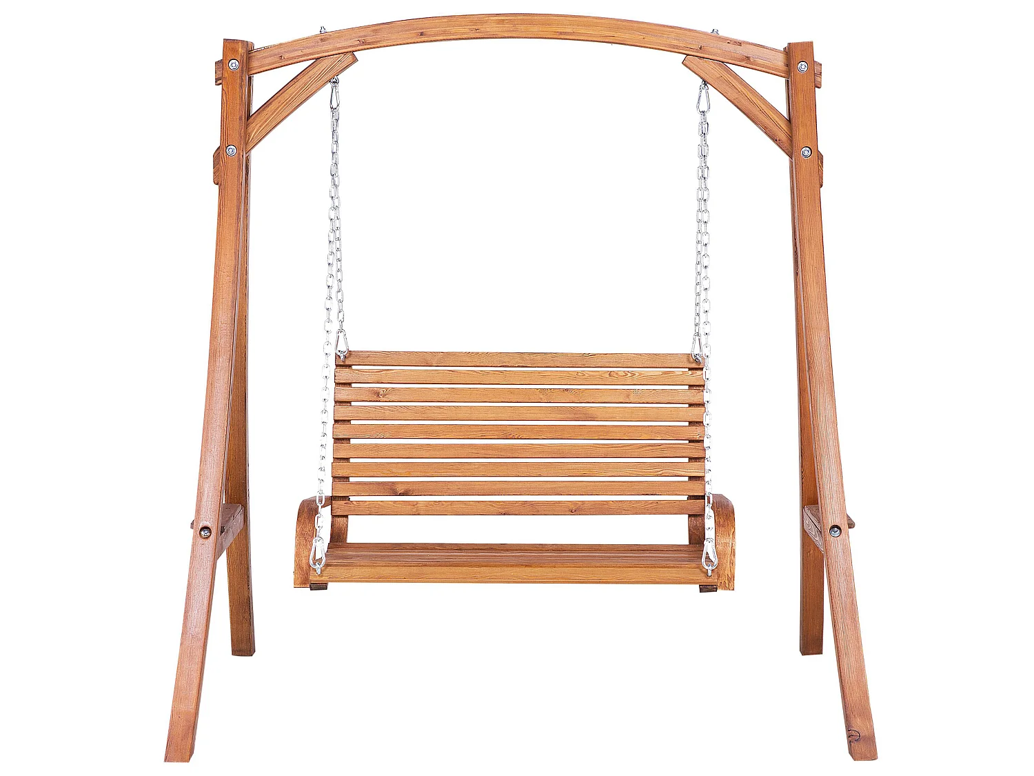 Balancelle de jardin NOVARA Bois Marron