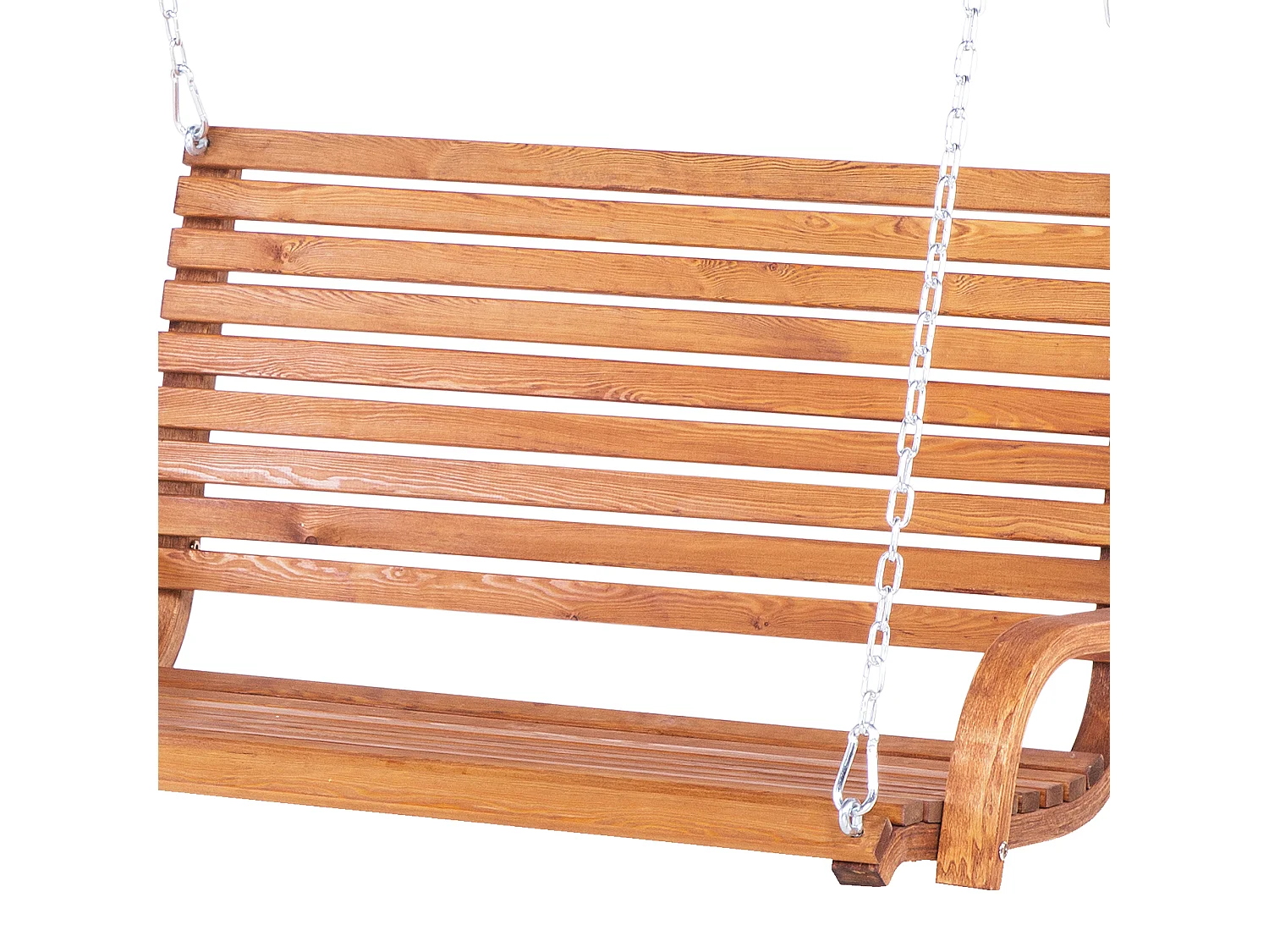 Balancelle de jardin NOVARA Bois Marron