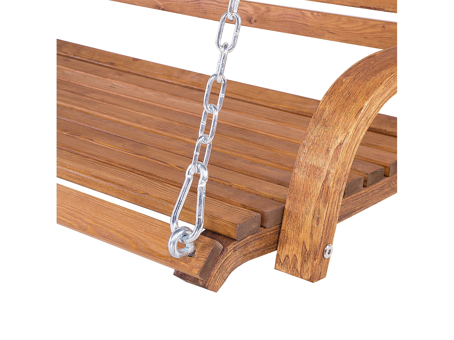 Dondolo da giardino NOVARA Legno Marrone