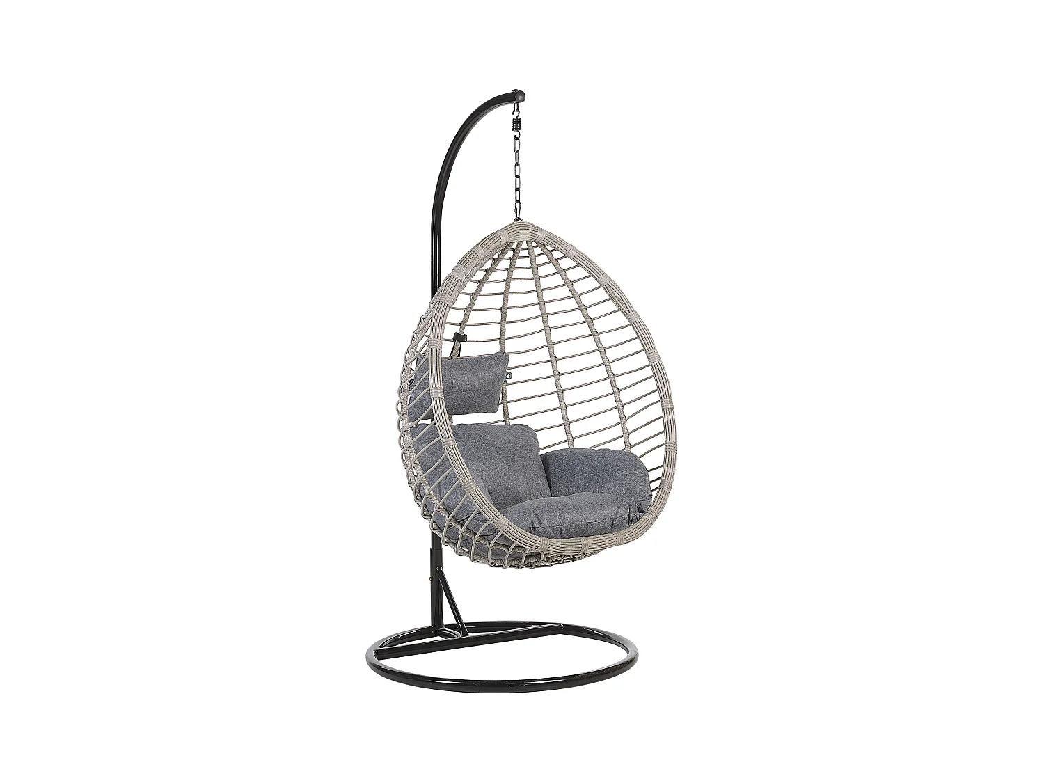 Fauteuil suspendu avec support TOLLO Gris