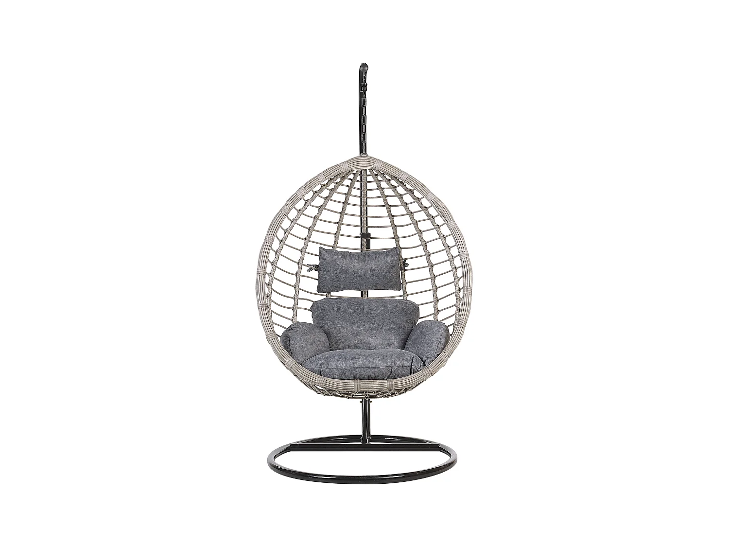 Fauteuil suspendu avec support TOLLO Gris