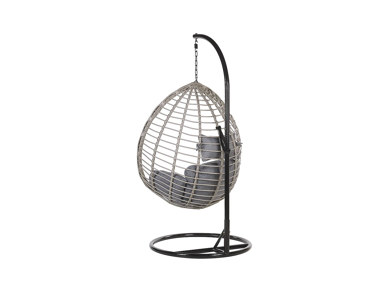 Fauteuil suspendu avec support TOLLO Gris