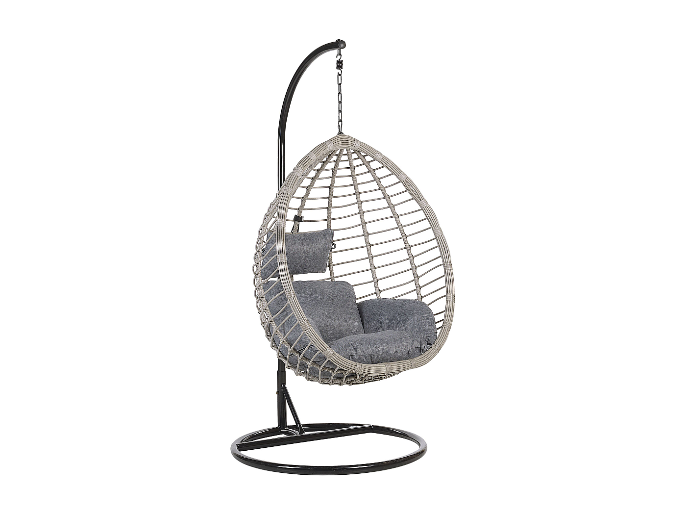 Tuin Patio Rotan Schommel Stoel Kussen, Rood Hangstoel Pad Ei Hangmat Stoel Kussen Schommel Stoel Kussen voor Binnen Buiten Tuinmeubilair Decoratie Kussen (Kleur: Groen) (Grijs) Alleen de c